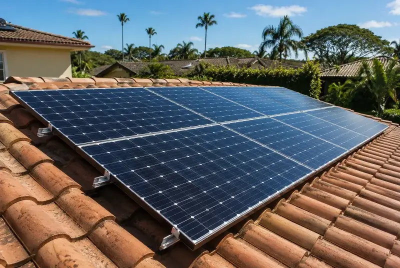 Installation de panneaux solaires à Saint-Marcel